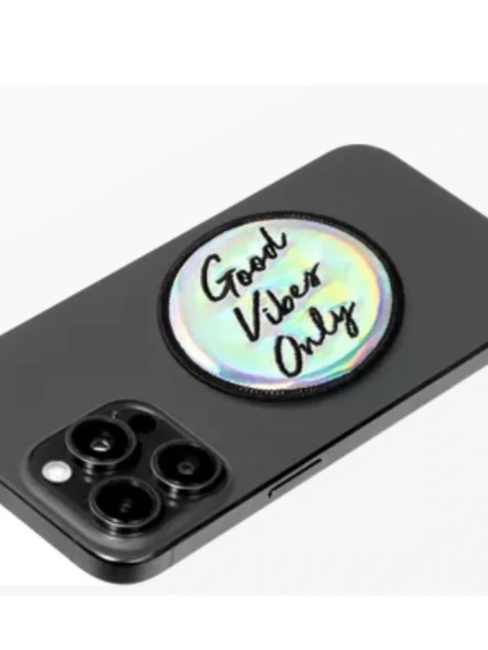 NWT-Magnetic Phone Badge with MagSafe - Good Vibes Only